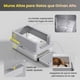 thumbnail image 4 of Arenero para Gato de Acero Inoxidable Caja de Arena con Tapa Bandeja de Arena XL Extragrande de Alto Costado para Gatos Grandes Arenero para Gato Autolimpiable con Cuchara y Filtro Antifugas, 4 of 7