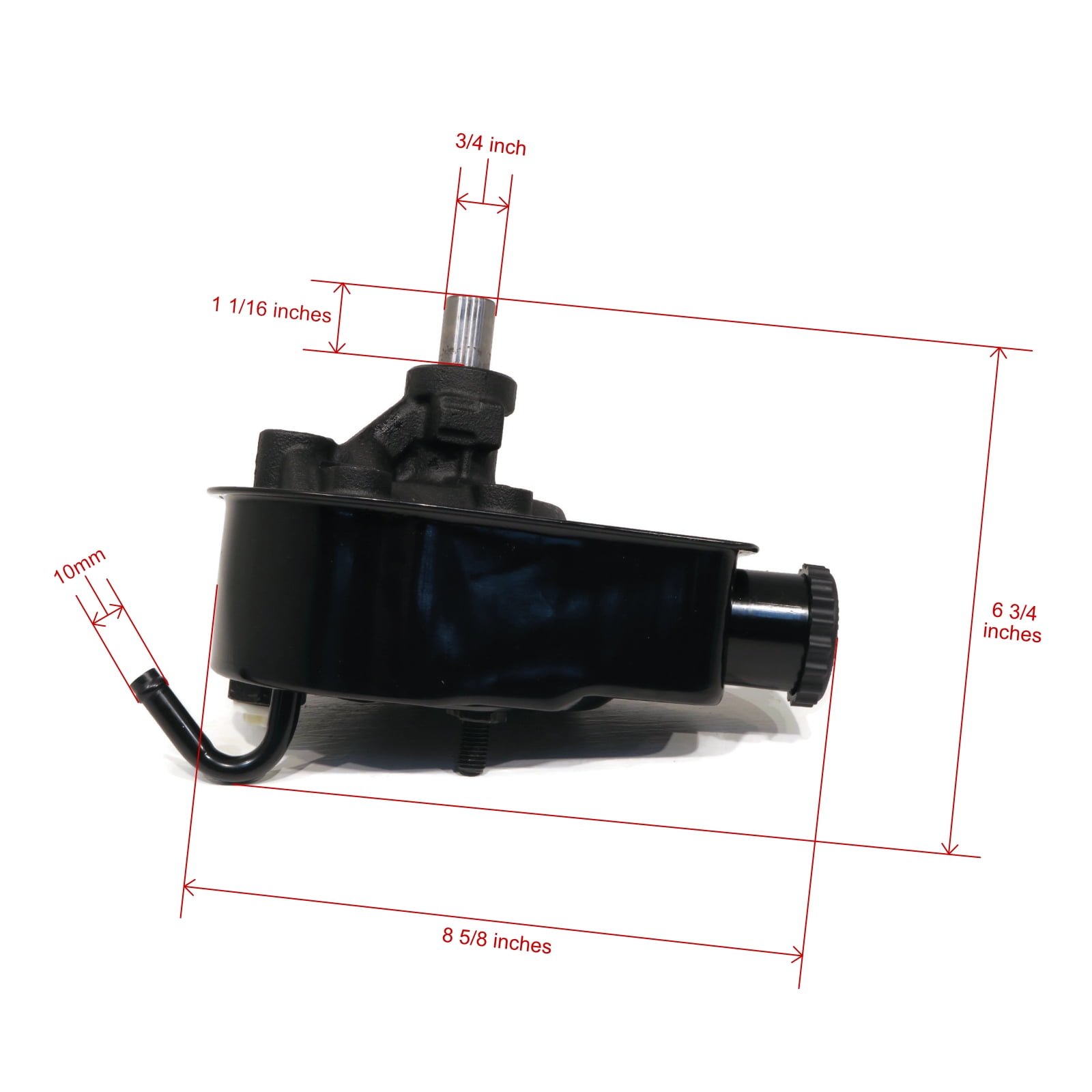 The ROP Shop Power Steering Pump with Reservoir for Mercruiser & Mercury 16792A39 Boat Engine