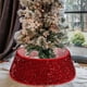 thumbnail image 2 of Elegant Holiday Decor, Sequin Christmas Tree Collar, Sparkling Tree Base Cover, Durable Polyester Fiber Skirt, Foldable Christmas Tree Ring for, 2 of 5