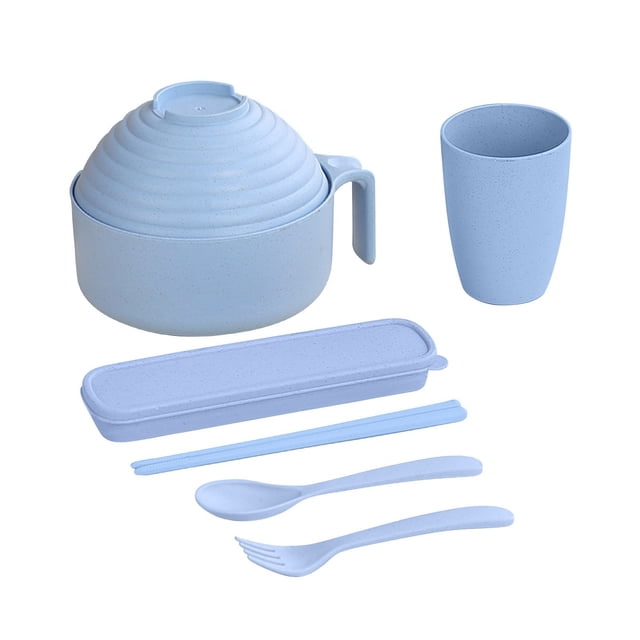 Instant Noodles Bowl With Lid Tableware Student Dormitory Bowl And Chopsticks Set Instant Noodles Bowl With Lid
