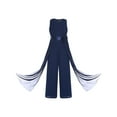 thumbnail image 1 of Moggemol Kids Girls Ruffled Chiffon Pageant Banquet Rompers Summer Sleeveless Wide Leg Pants Jumpsuit Playsuit Navy Blue 10, 1 of 7