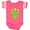 Football Pink and White, variant on Inktastic Cute Frog, Green Frog, Frog Prince, Crown Boys or Girls Baby Bodysuit
