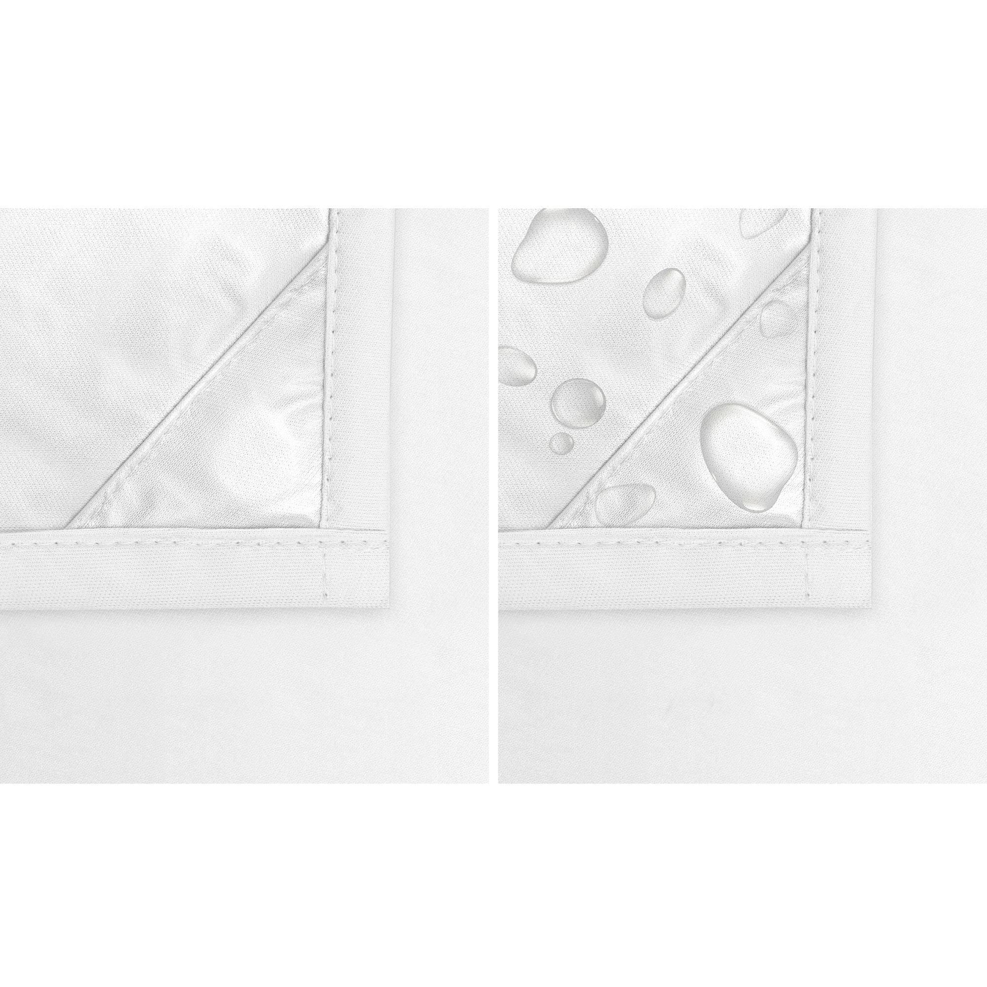 Better Homes & Gardens Ultimate Shield Fabric Shower Liner, White photo 2
