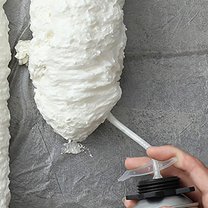 MLINS 50PCS Spray Foam Tubes Nozzle Filling Foam Spraying Tube Replacement for Spray Industrial Adhesives Replacement Tubes