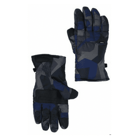 Hawke and Co. Men's Mid Weight Field Nylon Gloves Fractal Camo Size L/XL