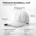 thumbnail image 7 of The Garden Morning 2026 Floral Print Baseball Cap, Lightweight Breathable Casual Sun Hat, Adjustable Hat Outdoor Daily Wear, 7 of 7