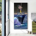 thumbnail image 2 of Cuadros Decorativos Kit de pintura DIY 5D mosaico barco completo taladro redondo diamante paisaje dibujo decoración JShteea Nuevos Originales, 2 of 9