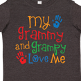 thumbnail image 4 of Inktastic My Grammy and Grampy Love Me Boys or Girls Toddler T-Shirt, 4 of 5