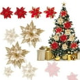 thumbnail image 4 of Adornos florales navideños, accesorios para árboles y arreglos florales simulados, 4 of 6