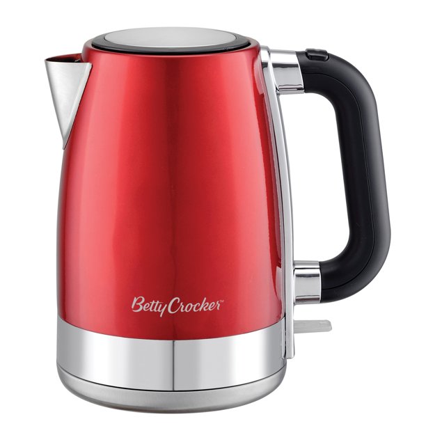 Betty Crocker BC3711CMR 1.7Liter Cordless Jug Kettle