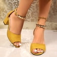 thumbnail image 1 of MKLEKYY Sandalias de Mujer, Estilo Europeo y Retro, de Comercio Exterior, de Talla Grande, Huecas, Ligeras, Con Suela Suave, Informales, para Mujer, 1 of 5