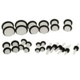 thumbnail image 4 of EHJRE 36 Pieces Acrylic Fashionable Ear Ear Tunnels Piercing Jewelry Stud, 4 of 9