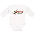 thumbnail image 3 of Inktastic Candy Cane Jesus Boys or Girls Long Sleeve Baby Bodysuit, 3 of 5