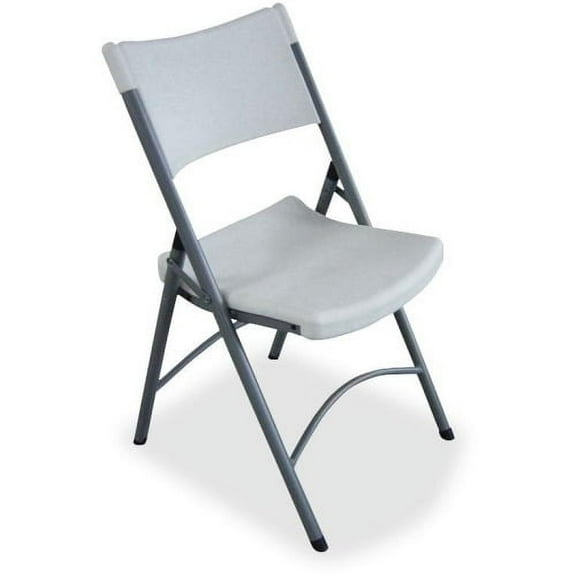 Lorell, Heavy-duty Tubular Folding Chairs, 4 / Carton
