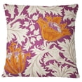 thumbnail image 3 of S4Sassy Purple Cushion Cover Throw Floral Print Square Pillow Case Decorative -12 x 12 Inches, 3 of 4