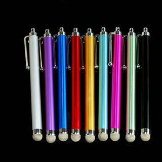 ChaoQ Touch Stylus Pen Hybrid Mesh Fiber Tips Stylus 6 Pcs Black White Pink Gre