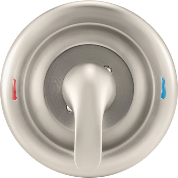 Moen M-Dura Posi-Temp Shower Trim Kit, Commercial 7-Inch Classic Shower Valve Control Trim Kit, Valve Required Sold Separately, Brushed Nickel, T8370CBN