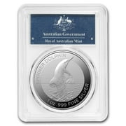 2020 AUS 1 oz Silver Spinner Dolphin MS-70 PCGS (First Day Issue)