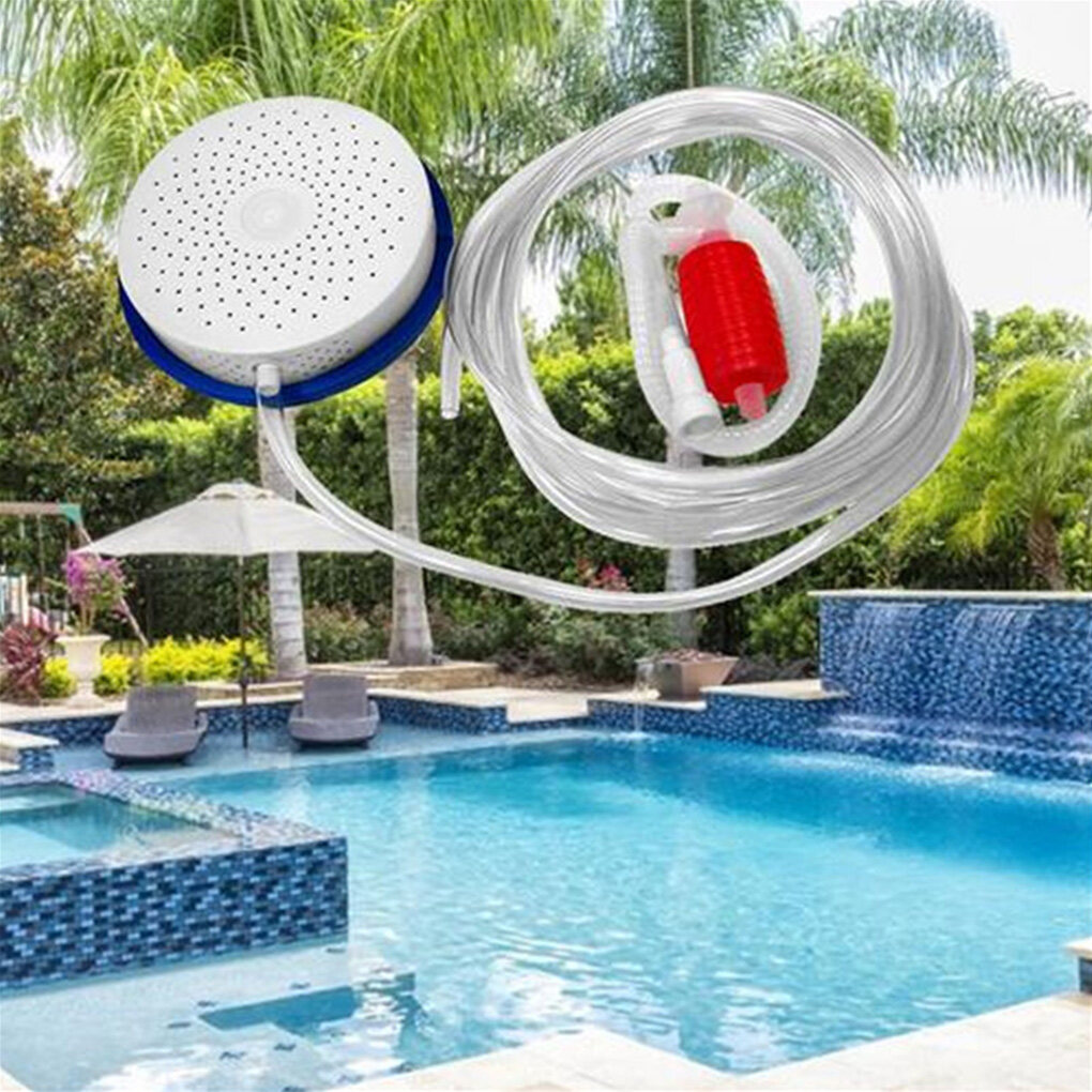 Automatic Pool Cover Pump Syphon Fast Drain Winter Cover Drainer Swimming  Pool Accessories