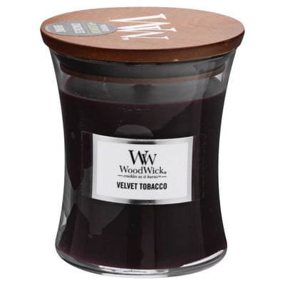 velvet tobacco candle WoodWick Velvet Tobacco 10oz Medium Jar Candle - 100 Zimbabwe