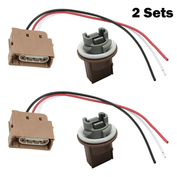 2 Set Tail Light Signal Lamp Socket & Wire Harness For Ford F-150 F-250 F-350 US