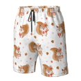 thumbnail image 5 of Naloa Squirrel Giving A Gift Men's Beach Shorts, Surfing shorts, Swim trunks, Quick Dry Swim Trunks for Surfing Beach Fun - Medium, 5 of 9