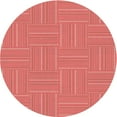 thumbnail image 1 of Ahgly Company Tapis Rond Lavable en Machine Intérieur Rouge Rubis, 3 Pieds Rond, 1 of 7