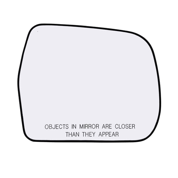 Rugged TUFF Passenger Side Mirror Glass Replacement for 2001-2007 Toyota Highlander (Non-Heated)