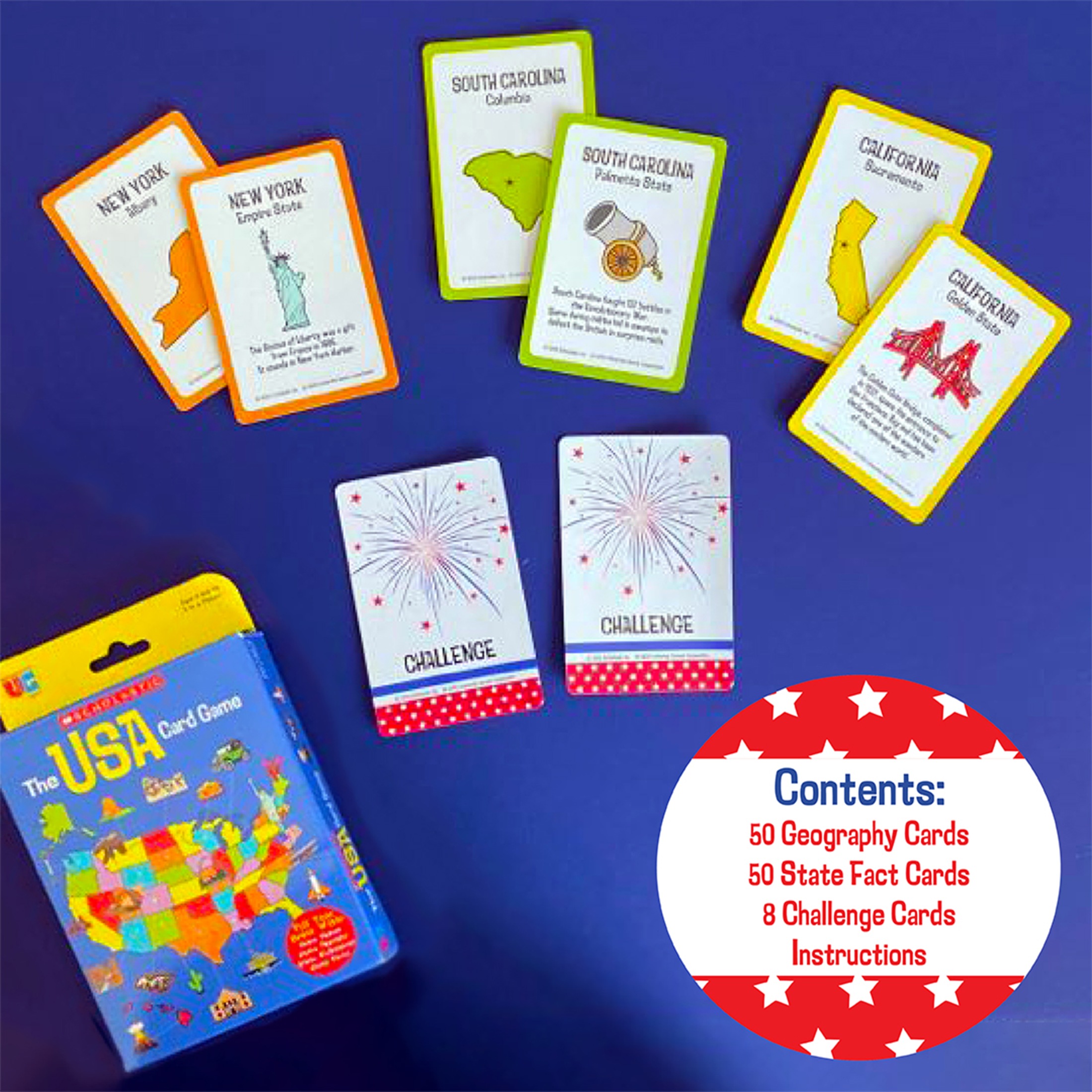 Scholastic USA Travel Card Game from University Games, for Ages 6 and Up - image 3 of 6