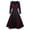 D197 Red, variant on Likimi Hallowmas Dress For Women Dress Up Skull Print Stage Show Halloween Costumes For Performance Comfortable Cosplay Dresses Size L