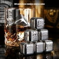 thumbnail image 2 of Stainless Steel Whisky Stones Metal Ice Cube Reusable Chilling Rocks Cooling for Scotch Whisky Wine Gin Tonic Drinks Party Men Women(Size:8 Pieces,Color:Heart-Shaped), 2 of 5
