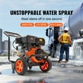thumbnail image 3 of KFFKFF 4400 PSI at 4.0 GPM Gas Powered Cold Water Pressure Washer, 26 ft High Pressure Hose, 3 of 9