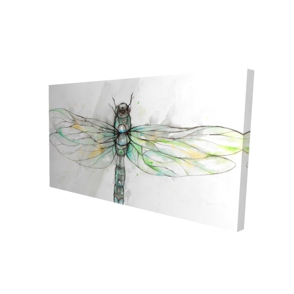 Begin Dragonfly Illustration - Print on canvas by Begin Edition