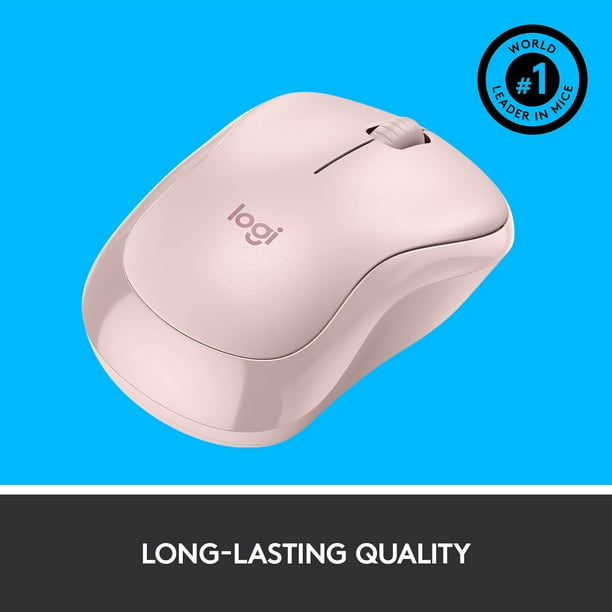 M220 Silent Mouse, 2.4 GHz with USB Receiver, 1000 Ambidextrous, Rose - Walmart.com
