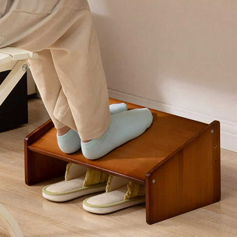 Wooden FootRest,Under Desk Foot Rest,Office Desk Foot Rest Bench