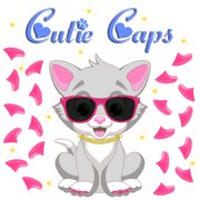 Cutie Caps 40 pack Small Fuschia Pink Soft Nail Guard for Cat Paws / Claws