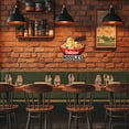 thumbnail image 4 of Cartel de hojalata con diseño de fideos, divertido cartel de comida para el hogar, cocina, decoración de pared, póster retro de fideos con camarones, letreros colgantes para pared, decoración., 4 of 9