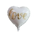 thumbnail image 1 of Redempat Décorations de Fête de la Saint-Valentin Ballons en Aluminium Ballons Cœur Rouge Blanc, Type8 18 Pouces, 1 of 6