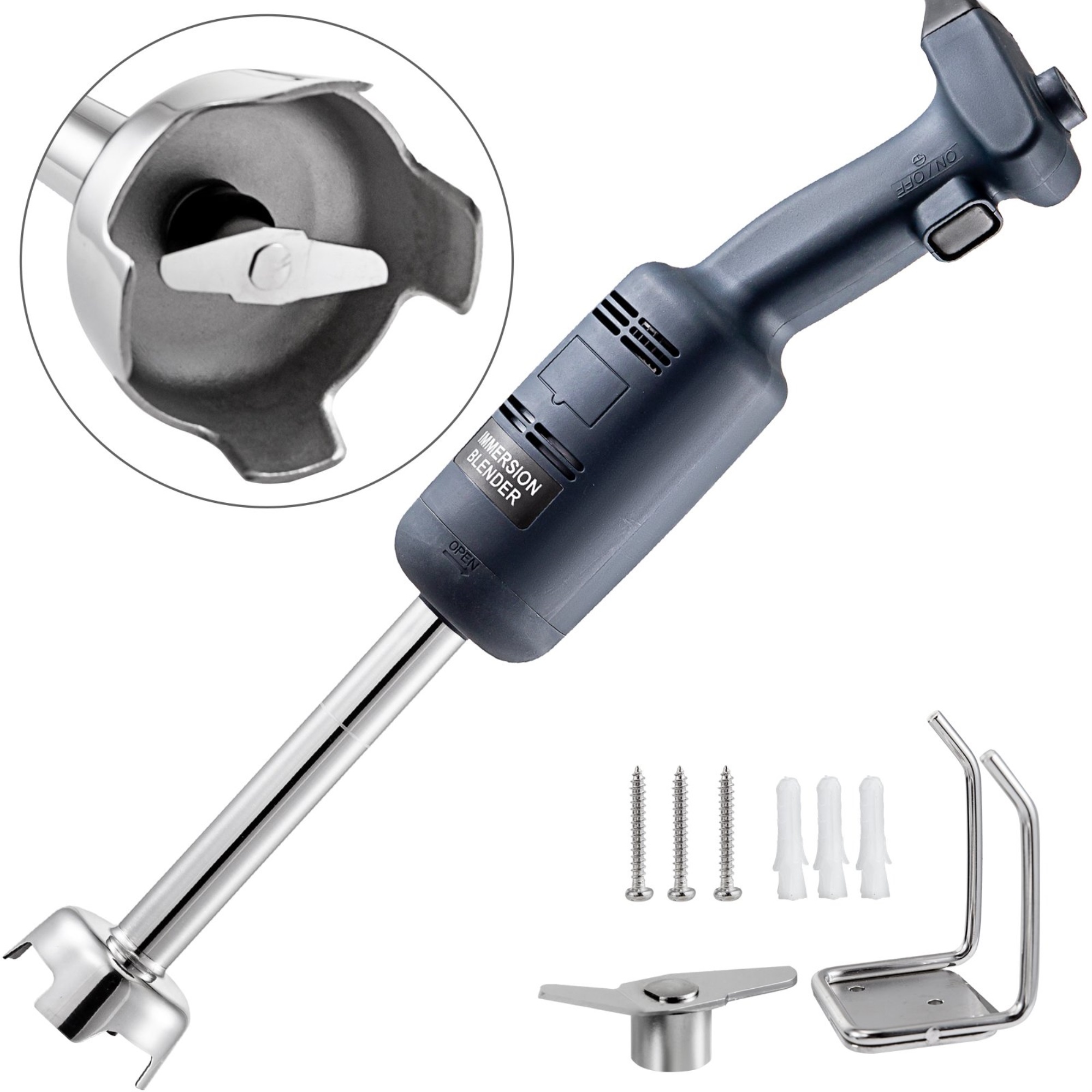 VEVOR Commercial Immersion Blender Commercial Hand Blender 6.3inch