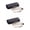 Gold, variant on Folding Reading Glasses, 2 Pack Compact Unisex Readers Black & Gunmetal with Free Storage Case
