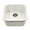 Biscuit, variant on Houzer Platus 19 in Biscuit Fireclay Undermount Square Single Bowl Bar Sink - PTB-1919 BQ