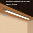 thumbnail image 4 of LOUQIBINE Conceptan Light, Punch-Free Smart Sensor Magnetic Rechargeable LED Lights with Motion Sensor, Wireless Under Cabinet Lighting for Kitchen, Stairs, Closet, Multiple Sizes, 4 of 9