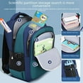 thumbnail image 1 of Astronaut Lightweight Schoolbag for Primary School Students First to Sixth Grades Children's Large Capacity Ridge Protection Backpack, 1 of 3