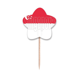 thumbnail image 1 of Singapur bandera del pais nombre Selección de pastelitos Star lable Flag en palillos de dientes, 1 of 3