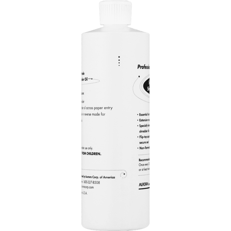 Aurora SL16 Professional Grade Synthetic Shredder Oil, 16 Oz