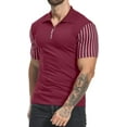 thumbnail image 6 of Aiyino Sport Men's Polo Shirt, Men's Cool DRI Moisture-Wicking Performance Polo Shirt, Jersey Knit Performance Polo Shirt, 6 of 7