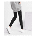 thumbnail image 3 of Pantalones largos de algodón fino para bebé, mallas para mujer y niño, ropa exterior, color blanco y negro, primavera y otoño, 3 of 4
