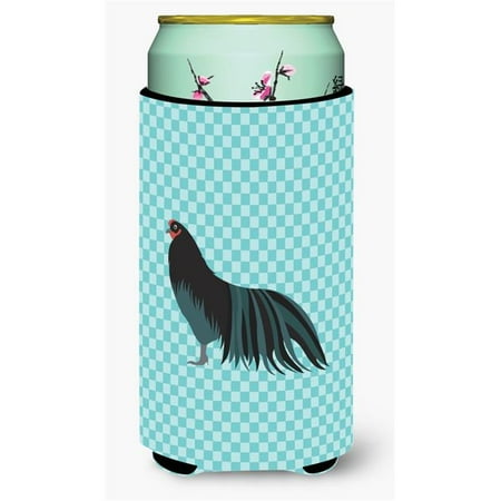 

Carolines Treasures BB8007TBC Sumatra Chicken Blue Check Tall Boy Beverage Insulator Hugger