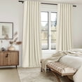 thumbnail image 6 of Top Finel Pleated Window Shades, 100% Blackout Linen, Cream, 52" x 84", 6 of 9