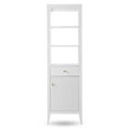 thumbnail image 6 of Vanity Art 21" Freestanding Linen Cabinet with Soft Close Door and Drawer, 6 of 7